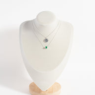 May Birthstone Precious Pendant Necklace