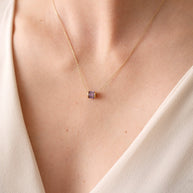 February Birthstone Precious Pendant Necklace