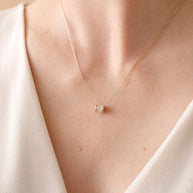 April Birthstone Precious Pendant Necklace
