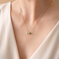 December Birthstone Precious Pendant Necklace