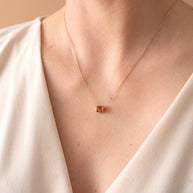 January Birthstone Precious Pendant Necklace