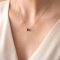 September Birthstone Precious Pendant Necklace