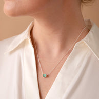December Birthstone Precious Pendant Necklace