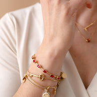 Cancer Zodiac Charm Bangle
