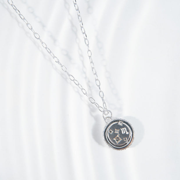 Scorpio Zodiac Precious Necklace