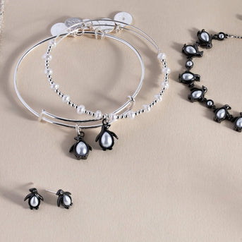 Penguin Bangle Set of 2