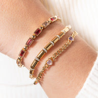 Heart Curb Chain Bracelet