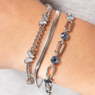 Butterfly Curb Chain Bracelet