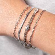 Hamsa Curb Chain Bracelet