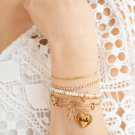 Bow Charm Bangle