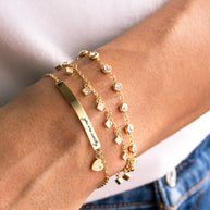 Princess Cut Crystal Bracelet
