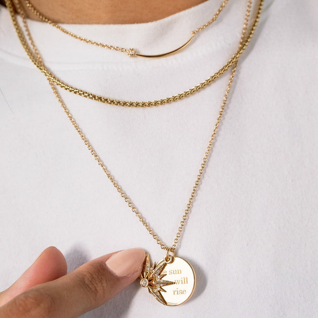 Wheat Chain Charm & Layering Necklace