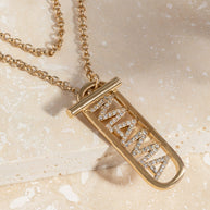 Mama Toggle Pendant Necklace