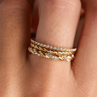 Rope Stacking Ring Set of 3