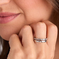 Baguette Stacking Ring Set of 3