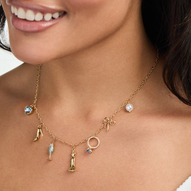Bridal Multi-Charm Necklace