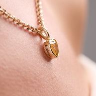 November 'Balance' Heart Birthstone Charm