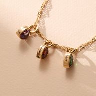 January 'Courage' Heart Birthstone Charm