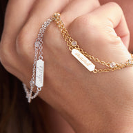 Abuela Infinity Chain Double Strand Bracelet