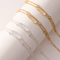 Abuela Infinity Chain Double Strand Bracelet