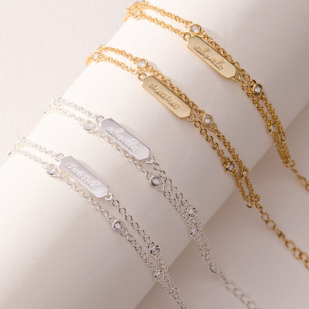 Mamá Infinity Chain Double Strand Bracelet