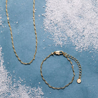 Multi Faceted Chain Necklace