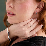 Puffy Rope Texture Cuff Bracelet