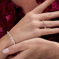 Puffy Rope Chain Ring