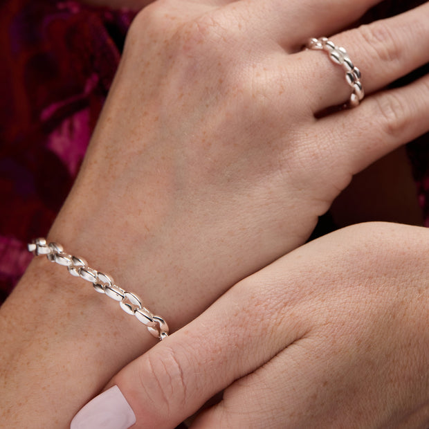 Puffy Rope Chain Bracelet