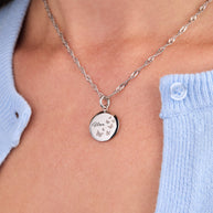 Mom Butterfly Disc Charm