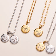 Wife Flower Disc Charm