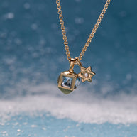Hanukkah Star of David and Dreidel Pendant Necklace