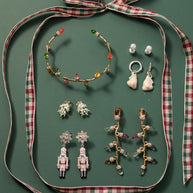 Christmas Muted Light Bulb Earrings