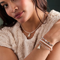 Pearl Beaded Stretch Bracelet