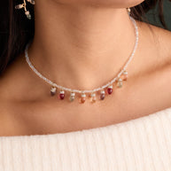 Christmas Muted Light Bulb Necklace