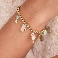 Winter Wonderland Multi Charm Bolo Bracelet