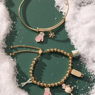 Winter Wonderland Multi Charm Bolo Bracelet