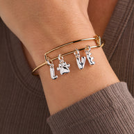 Pet Love Multi Charm Bangle