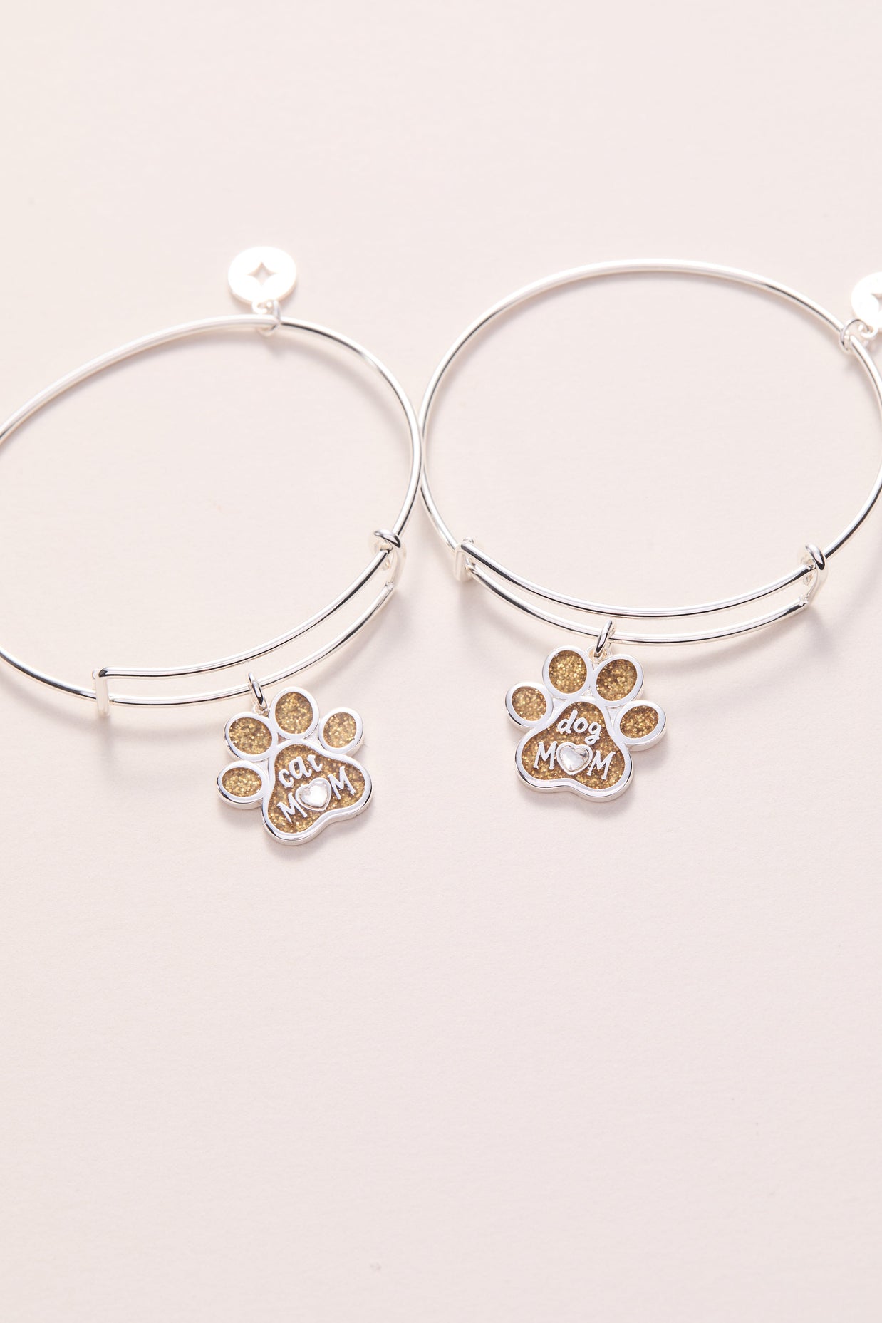 Cat Mom Charm Bangle