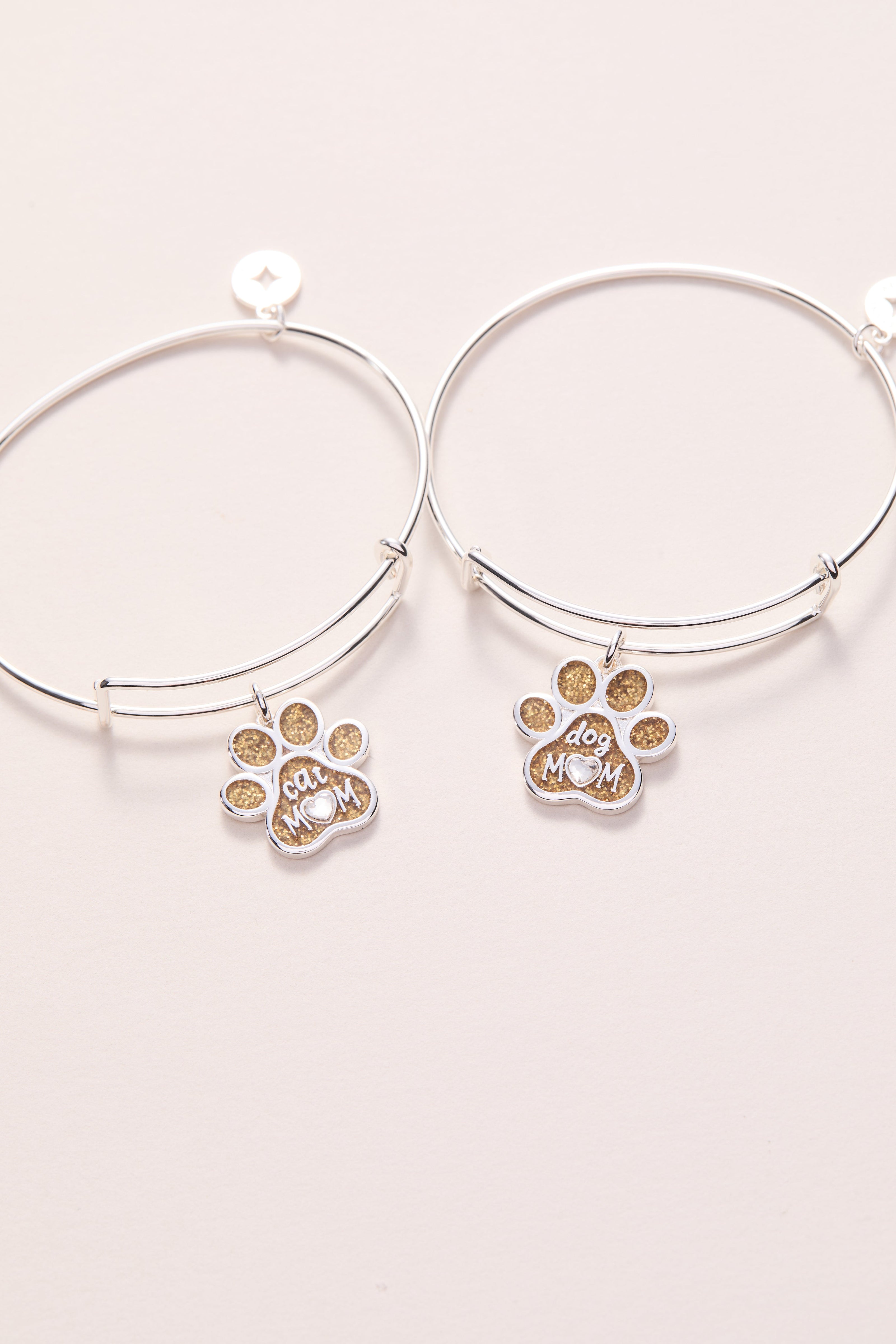 Cat Mom Charm Bangle