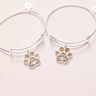 Dog Mom Charm Bangle