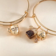 'Spill the Tea' Cup & Tea Bag Charm Bangle