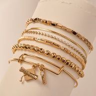 Follow Your Heart Stretch Bracelet