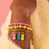 PEEPS® Chick Beaded Bangle