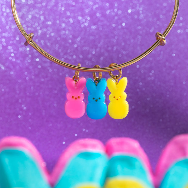 PEEPS® Bunny Multi-Charm Bangle