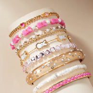 PEEPS® Pearlized Bunny Charm Bracelet