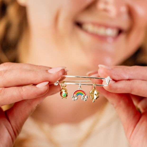 End of the Rainbow Multi-Charm Bangle
