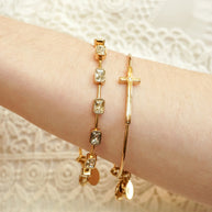 Cross Inline Bangle