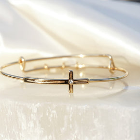 Cross Inline Bangle