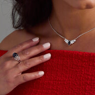 Crystal Bat Pendant